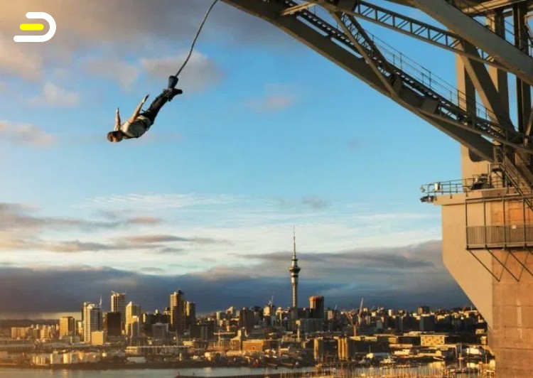Auckland Bridge Bungy 奥克兰AJ HACKETT 奥克兰大桥蹦极